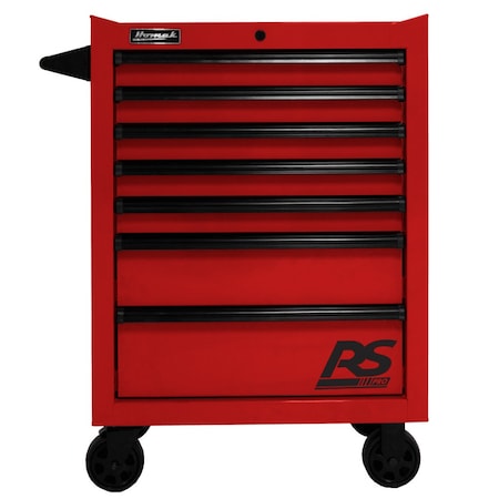Homak 27in RS PRO 7 DWR ROLLER CABINET-RED RD04027770